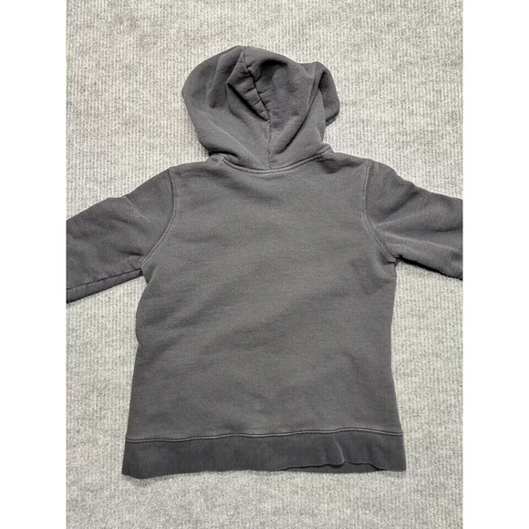 Adidas Trefoil Pullover Hoodie Womens M Black Logo Long Sleeve Cotton Pockets - Picture 3 of 7